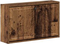 vidaXL Wandgemonteerde Schoenenkast EDE 71 x 17 x 43 cm Bewerkt hout