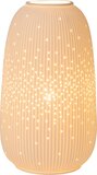 Lucide FLORES Tafellamp - Ø 14.1 cm - E14 - Wit - Porselein