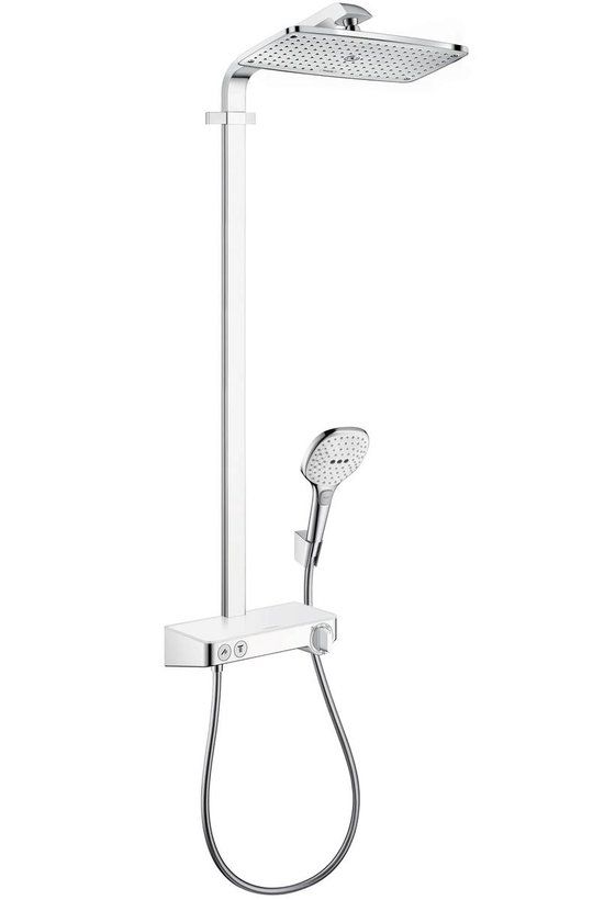 Hansgrohe Raindance Select E 360 Showerpipe - wit/chroom