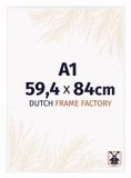 Dutch Frame Factory Fotolijst A1 59,4x84 cm - Kunststof - Wit Hoogglans - Easy