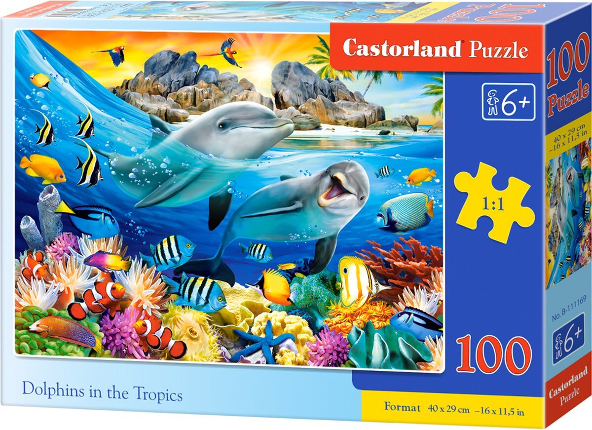 Castorland Dolphins in the Tropics - 100pcs
