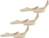 FALKE Step Medium Cut 3-Pack invisible uni Coton multipack footies hommes beige - taille 39-40