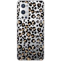 1001 coques OnePlus Bedrukt siliconen hoesje compatibel met OnePlus 9 Pro 5G Leopard