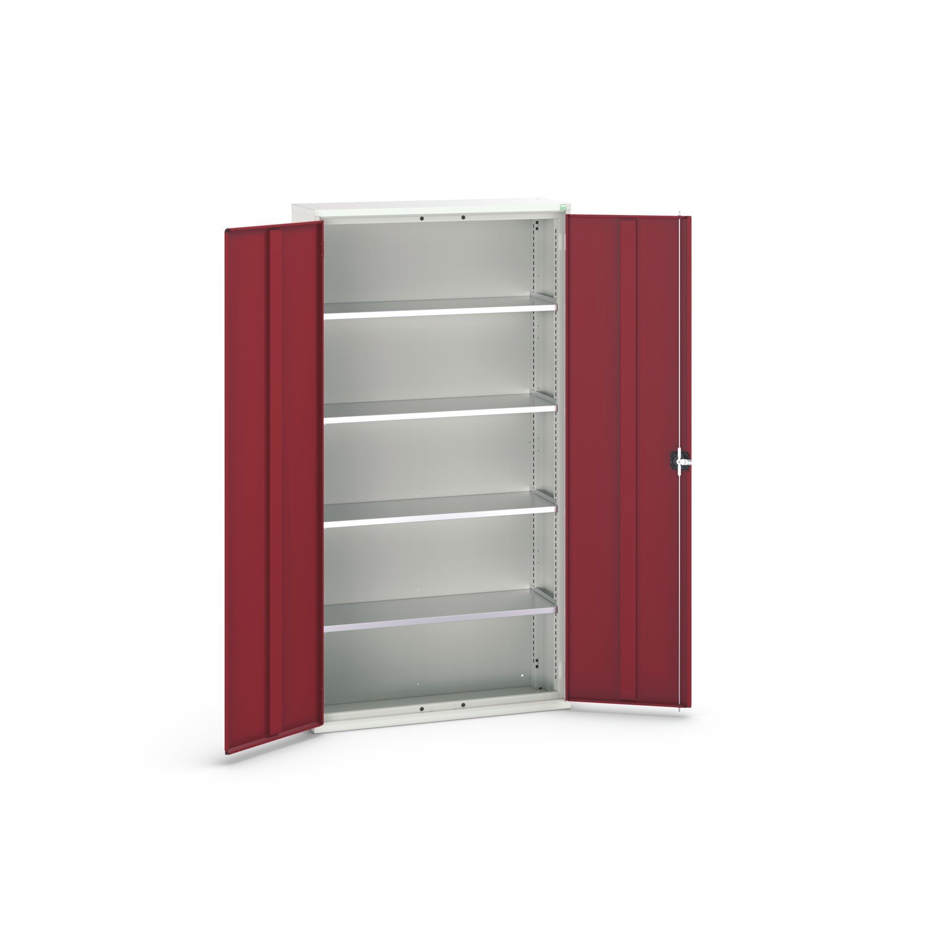 Bott Verso Systeemkast | 1050x350x2000mm | 4 Legborden | 2 Deuren | RAL 3004