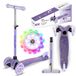 COIL trottinette tricycle, draisienne enfant, draisienne, draisienne d'équilibre, trottinette urbaine, roulements ABEC-7, réglage du guidon triple, roues LED, violet