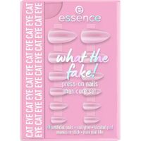 essence what fake! PRESS-ON NAILS manicureset, fixerend langhoudend (28pcs)