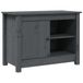 VidaXL TV-meubel 70x36,5x52 cm massief grenenhout grijs