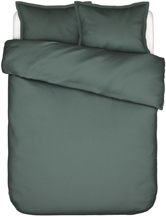 Essenza Aziza Dekbedovertrek Balsam green - Tweepersoons – 200x200/220 cm