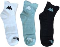 Kappa Micro Recycle Sokken (20 tripacks) - Meerkleurig, Gestreept, Unisex, Maat 39-42