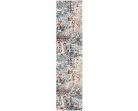 Safavieh Madison Collectie MAD471 Vloerkleed, Grijs & Blauw, 61 x 244 cm