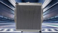 Merkloos / Sans marque Corvance B.V. Radiator Handleiding Aluminium - Voor Toyota Land Cruiser 75 Serie - 520x500x56 mm - 38 mm Inlaat Uitlaat - Auto Koeling Onderdelen