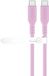 Goobay USB-C siliconen kabel | USB2.0 | PD 60W | roze | 1,5 meter
