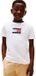 Tommy Hilfiger T-shirt à manches courtes Script Flag Print Blanc Garçon