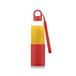 Melior 12053-04B glazen fles om mee te nemen, gekleurde siliconen huls, schroefdop, 0,5 l
