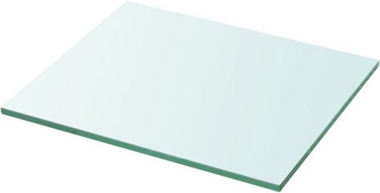 vidaXL - Transparent Wall Shelf - 30x25 cm - Glass