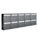 Allux Flow Set 5-Breed, 2-Hoog Antraciet