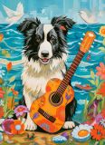 Castorland Puzzle Chien, Guitare et Mer - 100 à 149 pièces