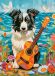 Castorland Puzzle Chien, Guitare et Mer - 100 à 149 pièces