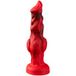 Creature Penises Fire Hound Gode en Silicone 22 cm - Red - L