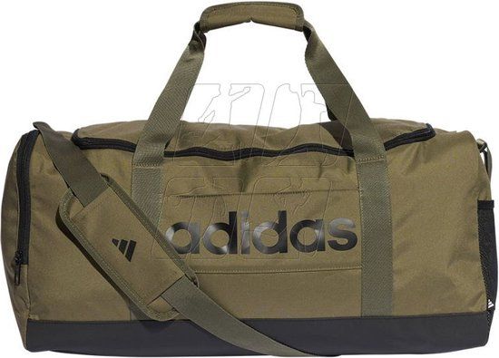 Adidas Linear Duffelbag Medium - Groen - 39.75 l - 56 x 20 x 28 cm - 4 vakken - Gerecycled polyester - 2025