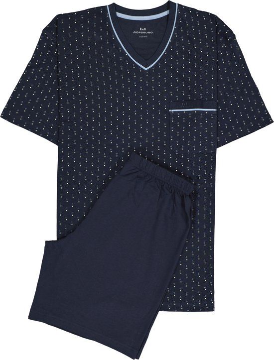 Götzburg heren shortama - blauw XXL