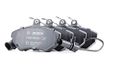 Bosch BP390 - Remblokken auto vooras - Bosch kwaliteit - gereduceerd geluid en stof - ECE-R90 gecertificeerd - kopervrij - 1 set van 4 pads - met accessoires