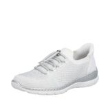 Rieker L3261 mocassin pour femmes, platine argent
