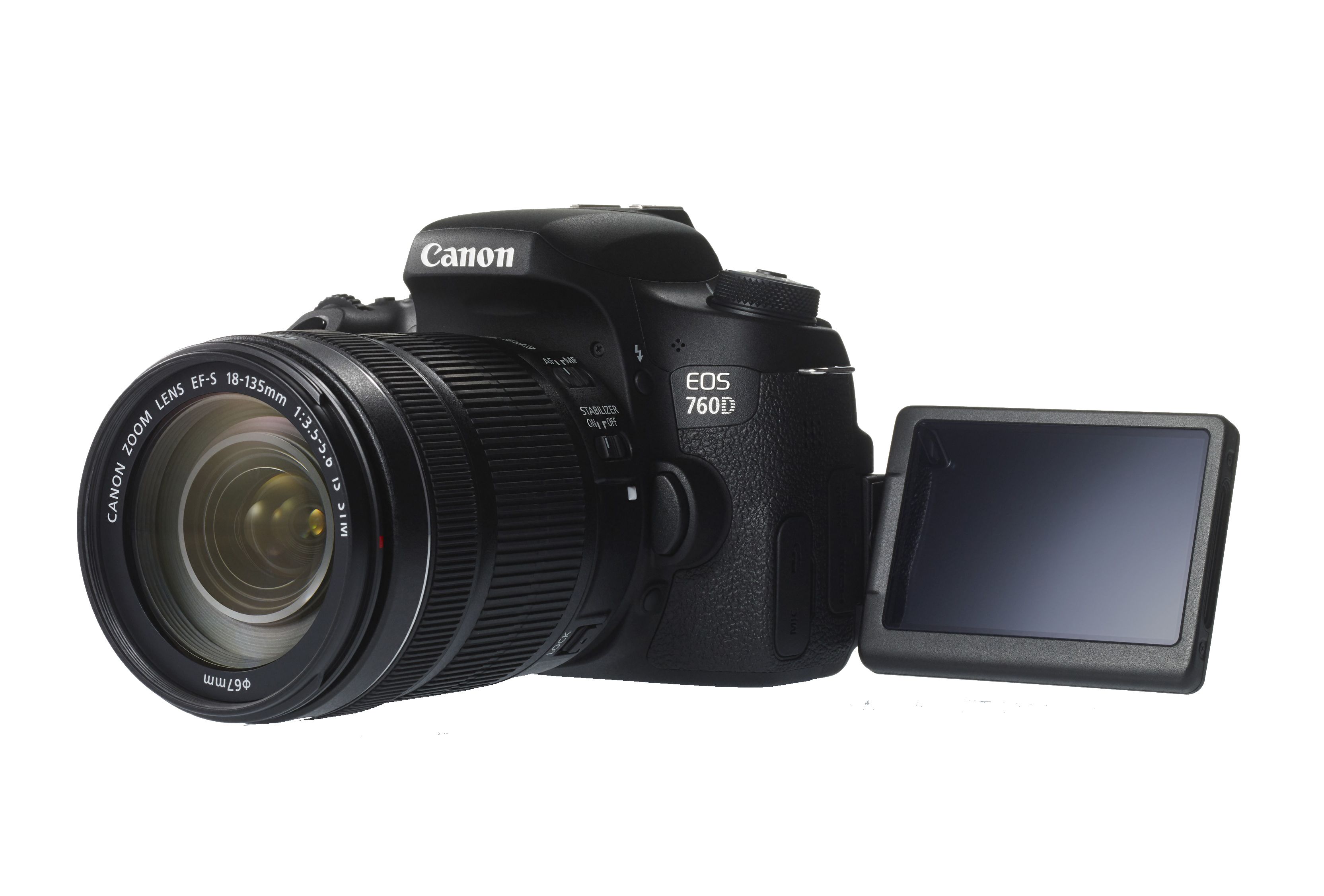 Canon EOS 760D + EF-S 18-135mm SLR camerakit 24,2 MP CMOS Zwart