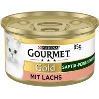 GOURMET Gold Sappig fijne reepjes Zalm 12x85 g