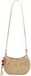 Desigual Schoudertas Half Logo Raffia Waverly Phone Natural beige