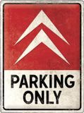 Nostalgic Art Merchandising Wandbord - Citroen Parking Only