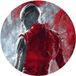 Komar Fotobehang - Avengers Painting Nebula 125x125cm - Rond - Vliesbehang - Zelfklevend