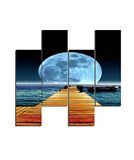 Homemania 4, natuur en landschappen per woonkamer, meerkleurig, 76 x 0,3 x 50 cm, HM204PMDF53, MDF