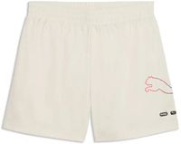 Puma Ess Logo Lab Logo 5'' Korte Sportbroek Beige M Man
