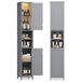 VASAGLE Armoire de salle de bain, armoire haute étroite avec éclairage