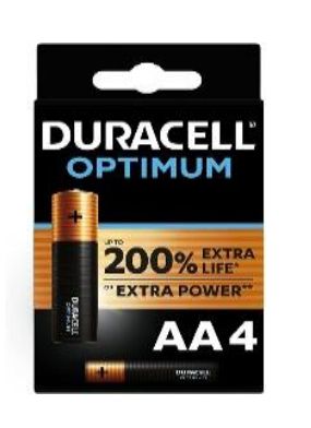 Duracell Optimum AAA Batterijen (4 stuks) - Alkaline - LR03 - 2100 mAh