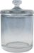 MSV Harriet Badkamer Opbergdoos – Katoenen Box voor Wattenstaafjes en Wattenschijfjes – Blauw – 10 x 15.6 cm