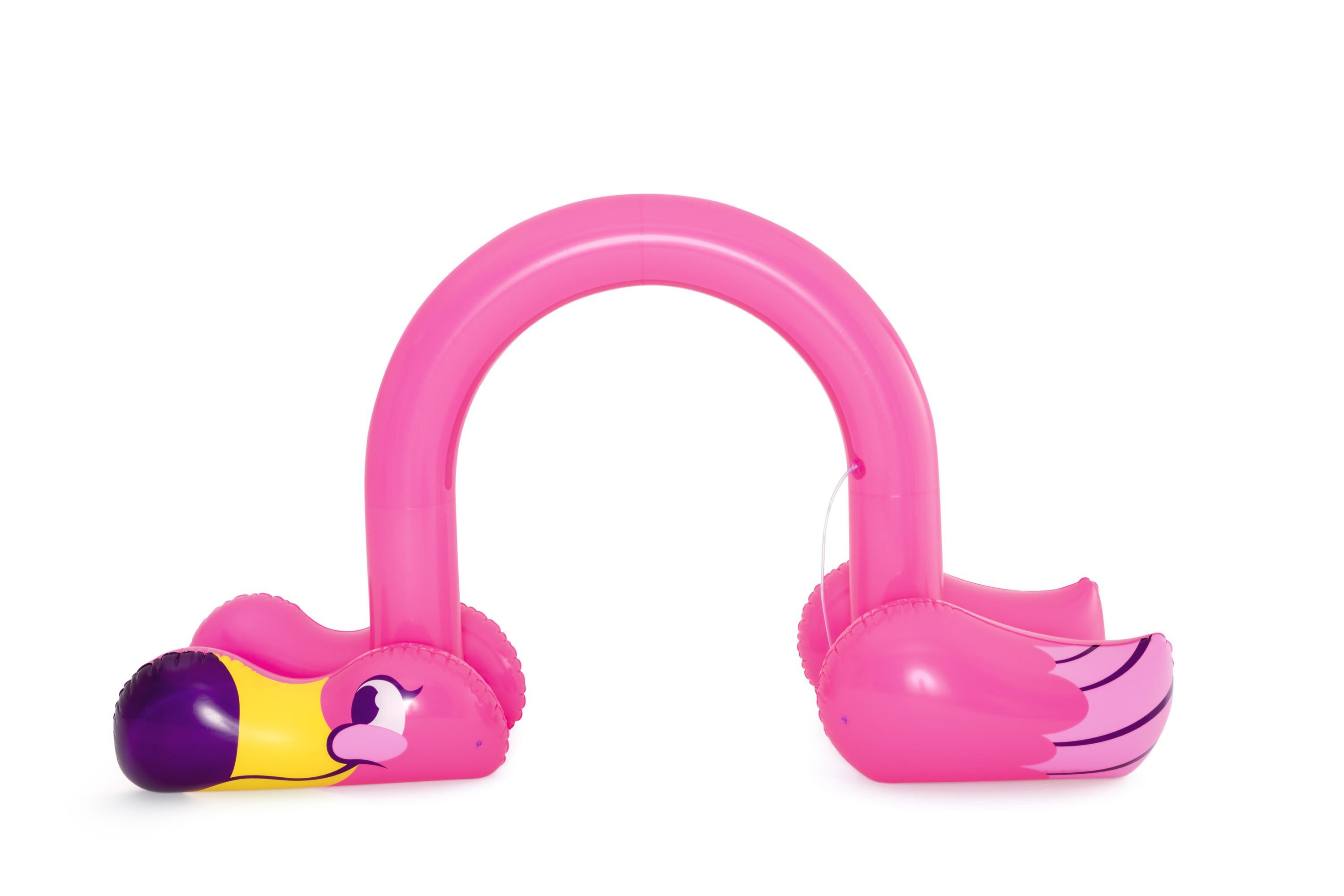 Bestway 11'2" x 43" x 6'4"/3.40m x 1.10m x 1.93m Jumbo Flamingo Sprinkler