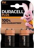 Duracell Plus 9V Alkaline Batterijen - 10 verpakkingen (20 batterijen)
