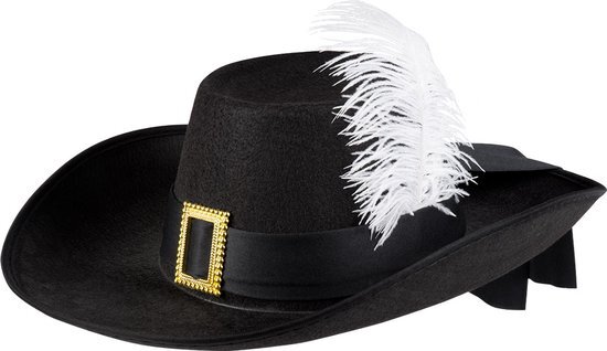 Boland hoed Musketier AndrÃ© heren one size zwart