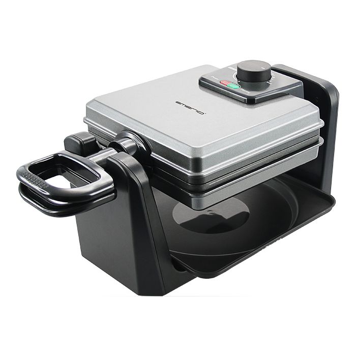 Emerio WM-110984 - Wafelijzer - 4 Wafels - 1000W - Zwart/Zilver