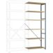 Manuflex RP1405.6011 Module d'extension d'étagère 50 kg (l x H x P) 97 x 2,5 x 30 cm Acier thermolaqué Réséda vert Étagère en bois