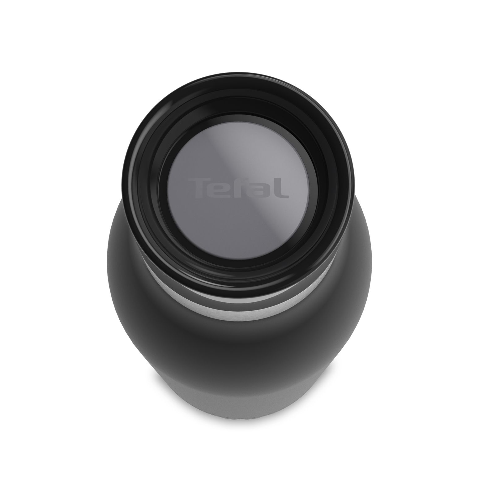 Tefal Bludrop Basic Thermosfles - 0.5L - Stainless Steel - Black