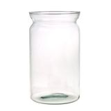 Merkloos / Sans marque Bloemenvaas Magica - helder transparant glas - 12 x 21 cm - vaas