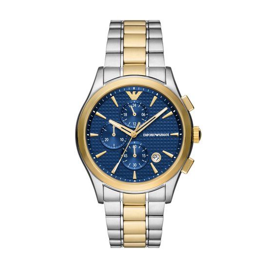 Emporio Armani AR11579 Heren Horloge 42 mm - Zilverkleurig