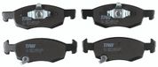 TRW 4-delige set remblokken voor Opel Corsa E (X15) 2014, vooras en andere voertuigen