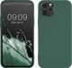 kwmobile telefoonhoesje geschikt voor Apple iPhone 12 / iPhone 12 Pro - Back cover in dennengroen