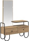 vidaXL Kaptafel Artisanaal eiken Bewerkt hout