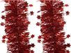 Decoris Kerstslingers - Rood - 2 stuks - 270 cm