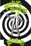 BEETLEJUICE Your Decoration B.V. Beetlejuice Beetlejuice Beetlejuice Poster zwart-wit-groen Papier Unisex - Fan merch, Film, Horror